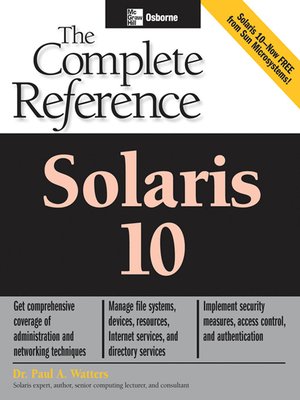 cover image of Solaris 10